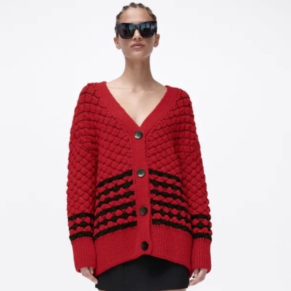 SOLD! Zara funky chunky knit cardigan - Picture 3 of 10